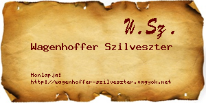 Wagenhoffer Szilveszter névjegykártya